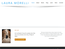 Tablet Screenshot of lauramorelli.com